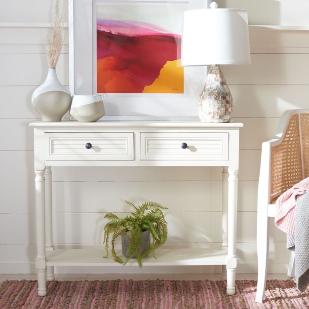 Tate 2 Drawer Console Table Safavieh