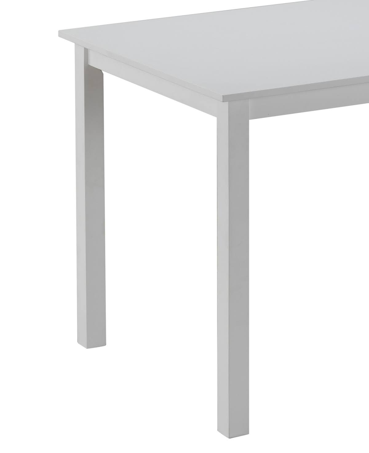 Walker Edison 5 Piece Modern Dining Set - White