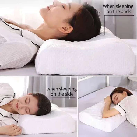 Natural Latex Pillow Bantal Tidur Neck Pillow Bantal Lateks Memory Foam Pillow Protective