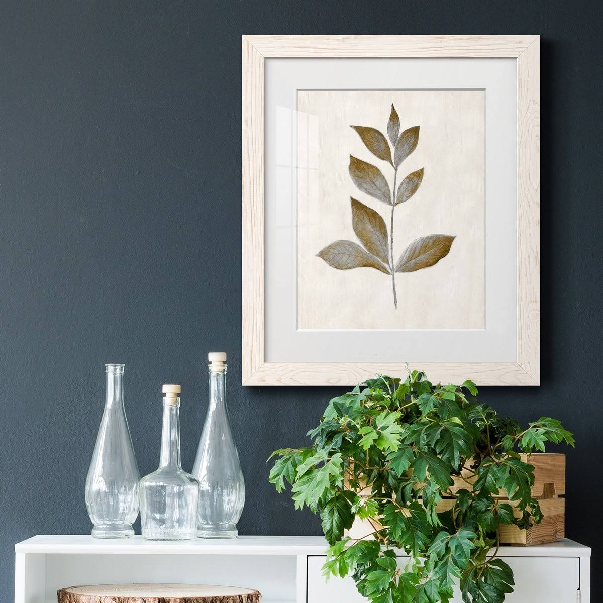 Bronze Leaf I-Premium Framed Print - Ready to Hang - 23X32 - Maple