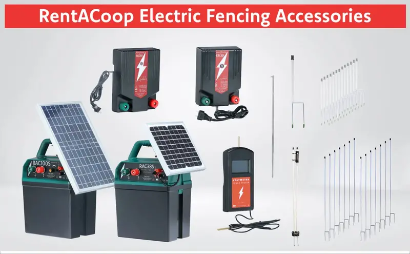 RentACoop Electric Poultry Fence – Predator-Proof UTV-Mounted Chicken Enclosure System