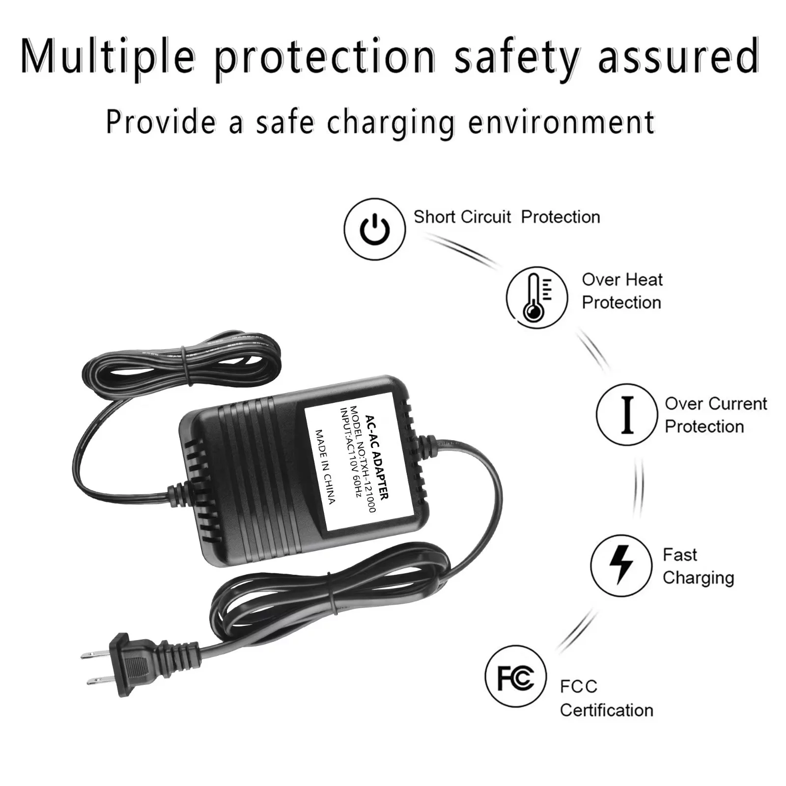 CJP-Geek AC to AC Adapter compatible for Voodoo Lab Model No.: G9-500 G9500 Plug IN Class 2 Power
