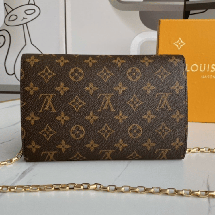 Louis Vuitton Monogram Messenger Brown Wallet 9.1 Inches