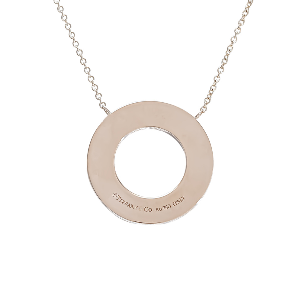 Tiffany & Co. Tiffany T Necklace 18K Rose Gold Diamond
