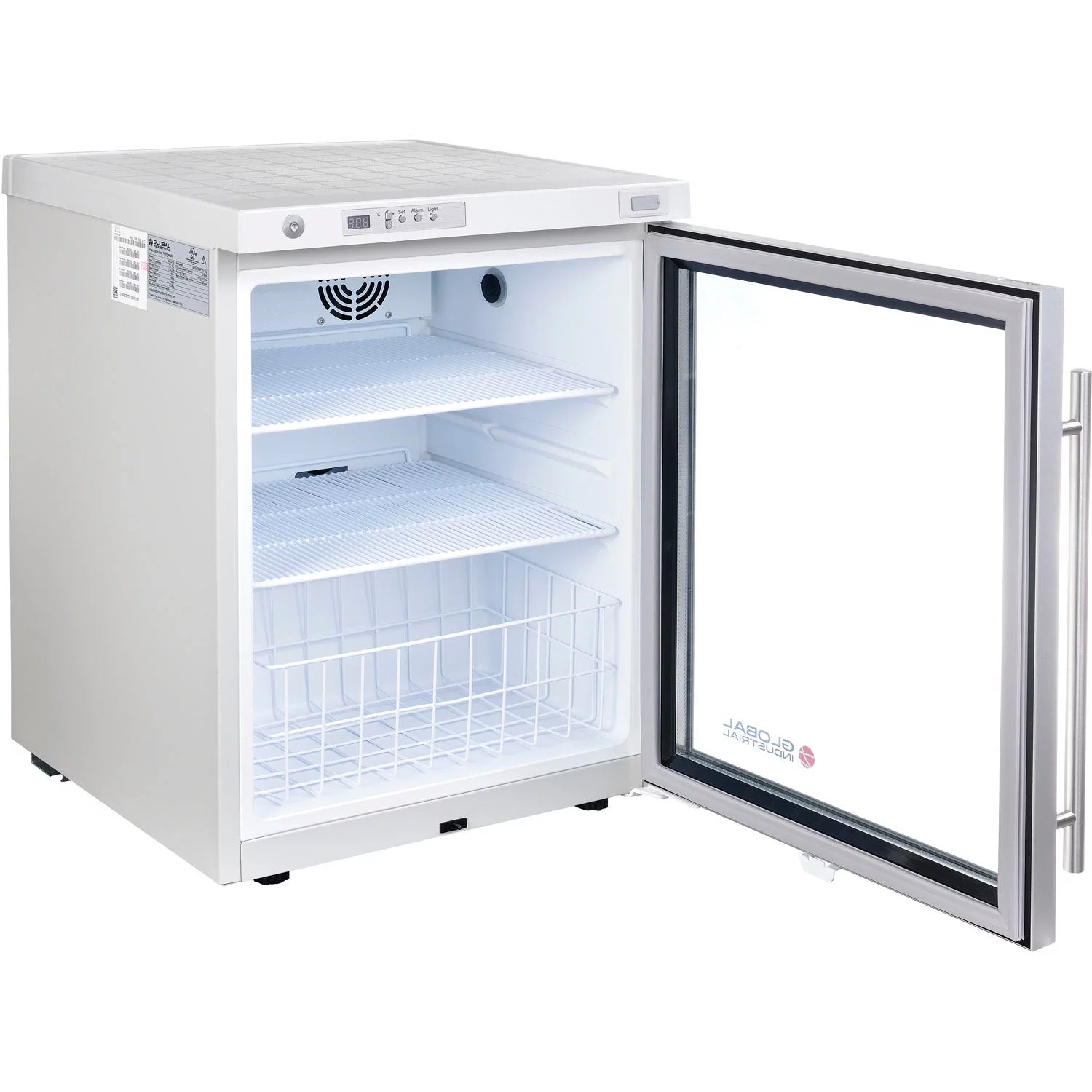 Undercounter Laboratory Refrigerator, Glass Door, 2.4 Cu.Ft.