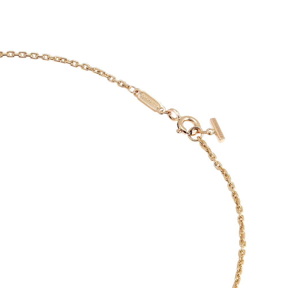 Tiffany & Co. Tiffany T Smile Necklace 18K Rose Gold Diamond 67513282