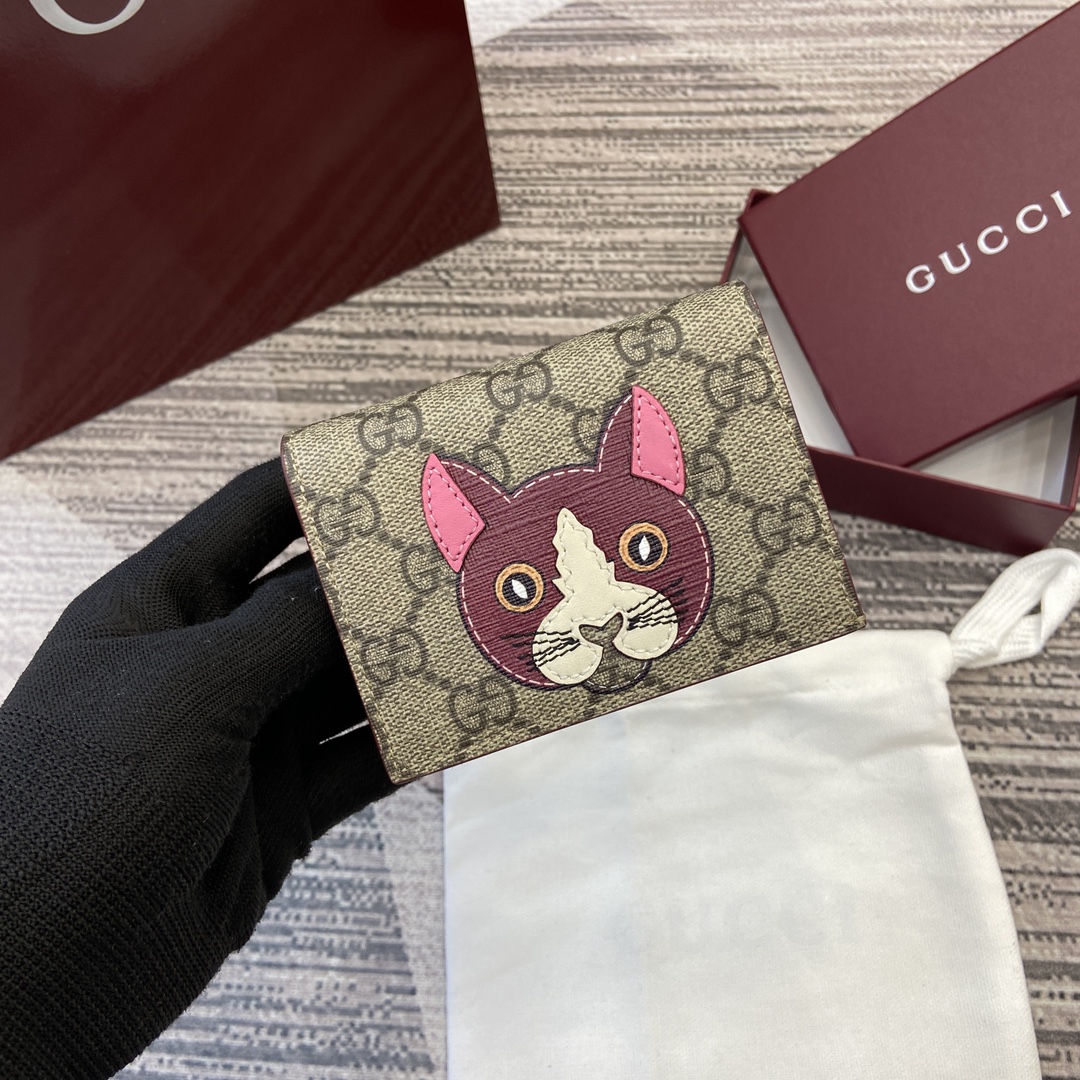 Gucci mini wallet cat puppy panda - cnluxepick