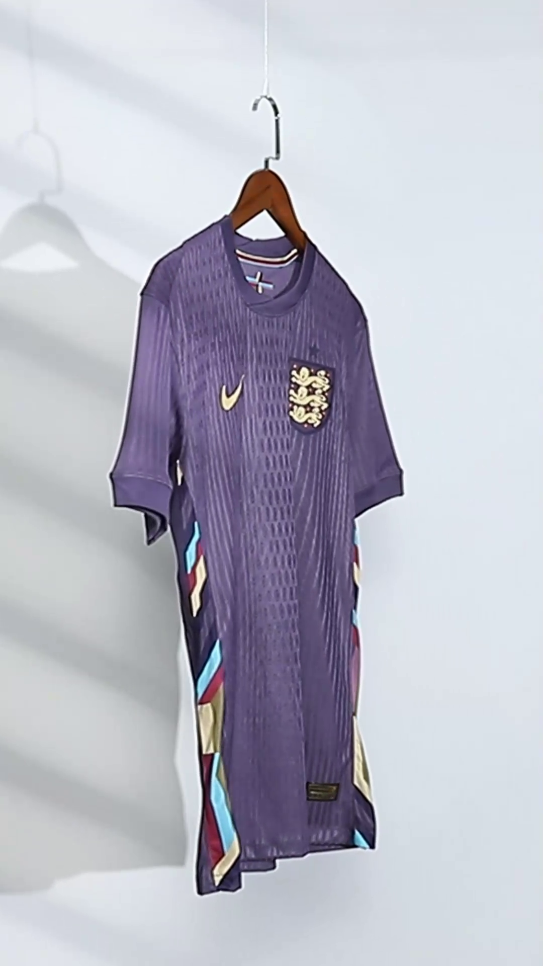 England Away Authentic Soccer Jersey EURO
