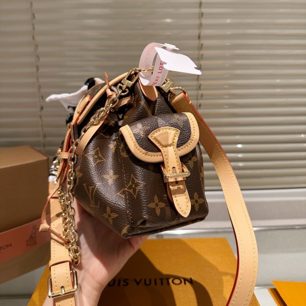 Louis Vuitton Odyssey Bag Monogram Brown 10.6 Inches M25085