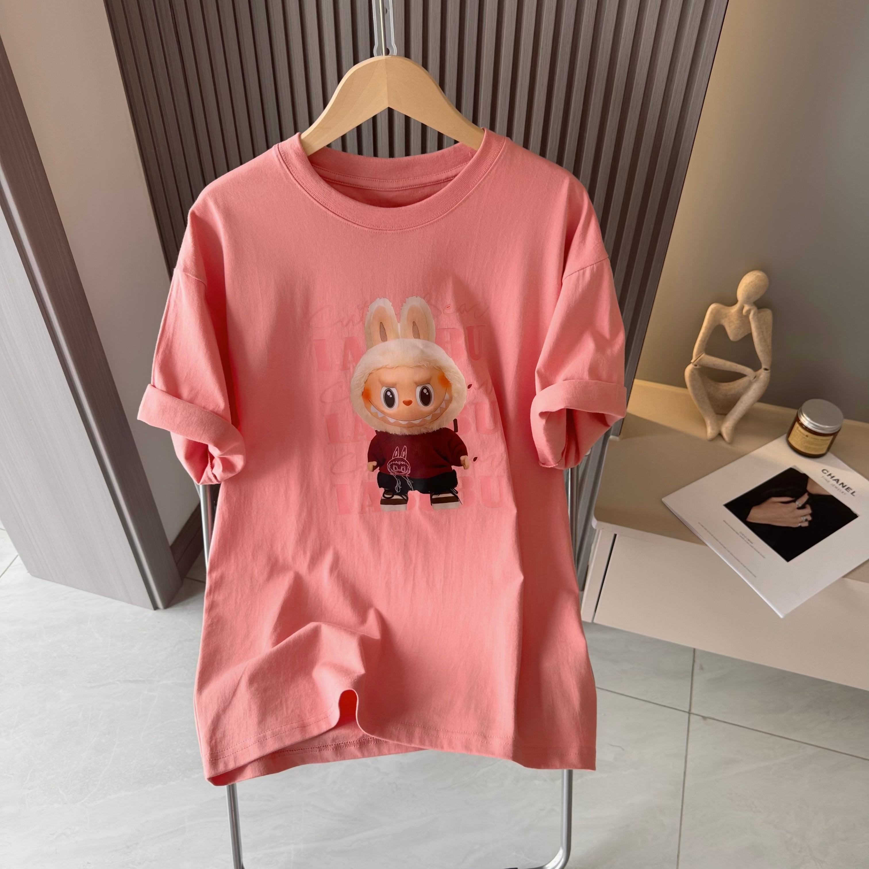 Bubble Mart Labubu short-sleeved T-shirt unisex - cnluxepick