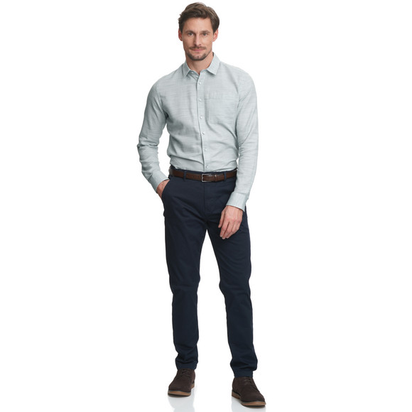 VanVaan Herren Hemd in Melange-Optik