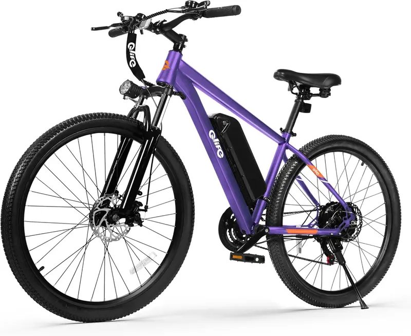 Qlife Racer Adult E-Bike – 21-Speed Mountain Bike with Lightweight Frame