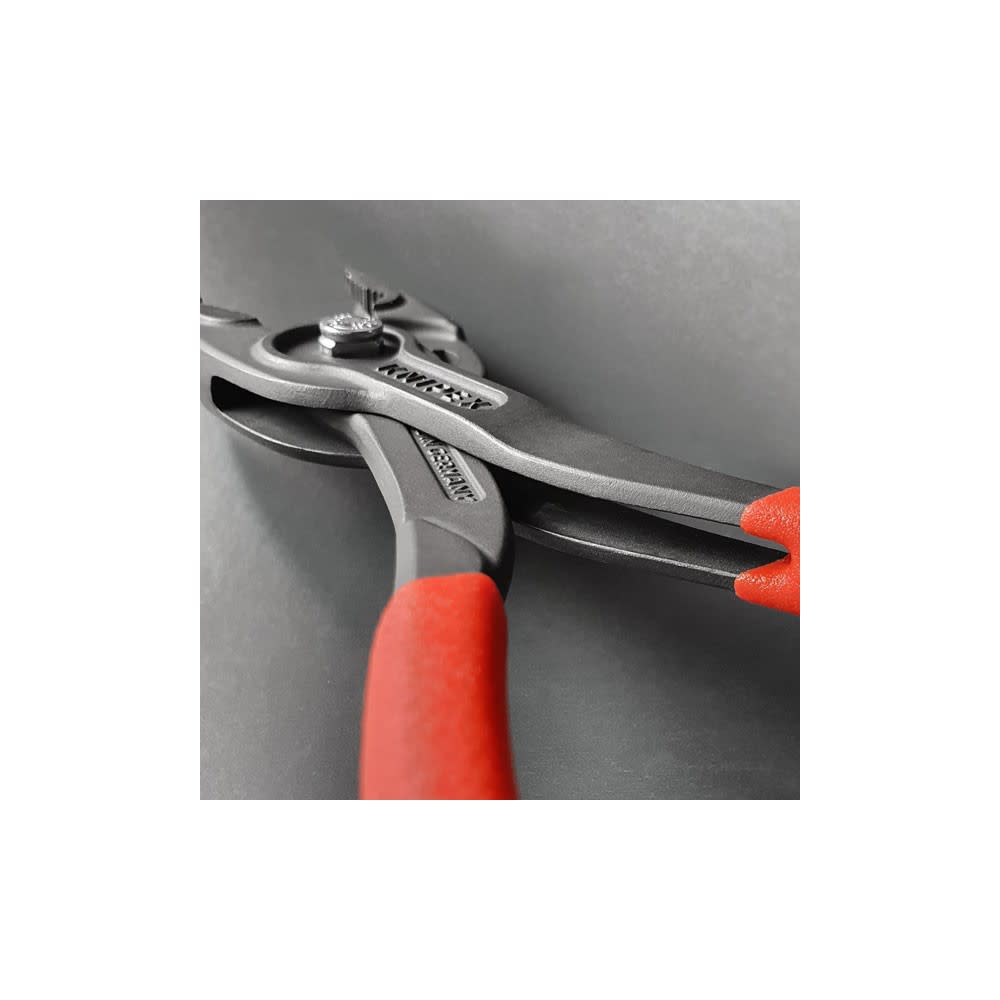 Knipex 8 In. TwinGrip Slip Joint Pliers with Dipped Handle