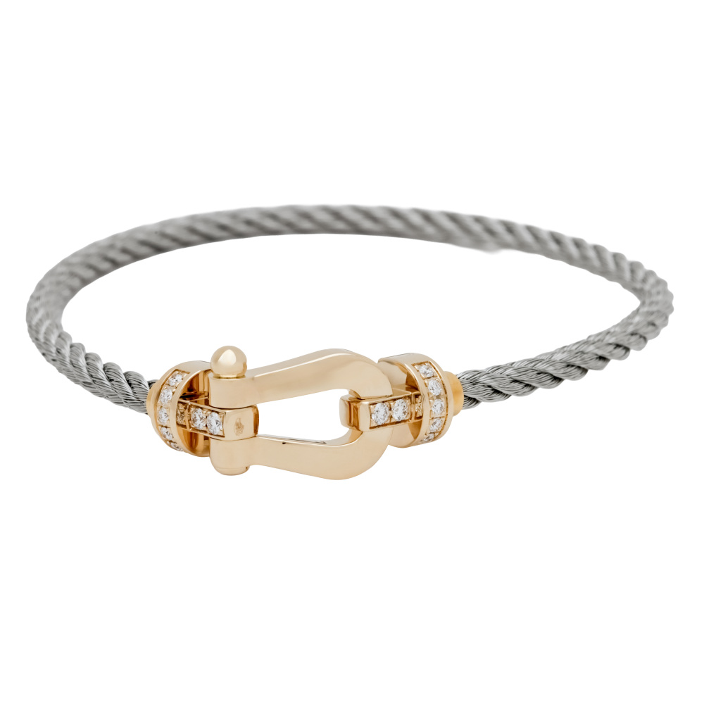 FRED Force 10 Bracelet 18K Yellow Gold Diamond 0B0070-6B0279