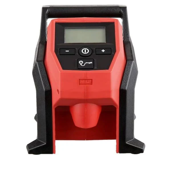 Milwaukee M12 12-Volt Lithium-Ion Cordless Electric Portable Inflator Kit with 4.0 Ah and 2.0 Ah Battery Packs and Charger