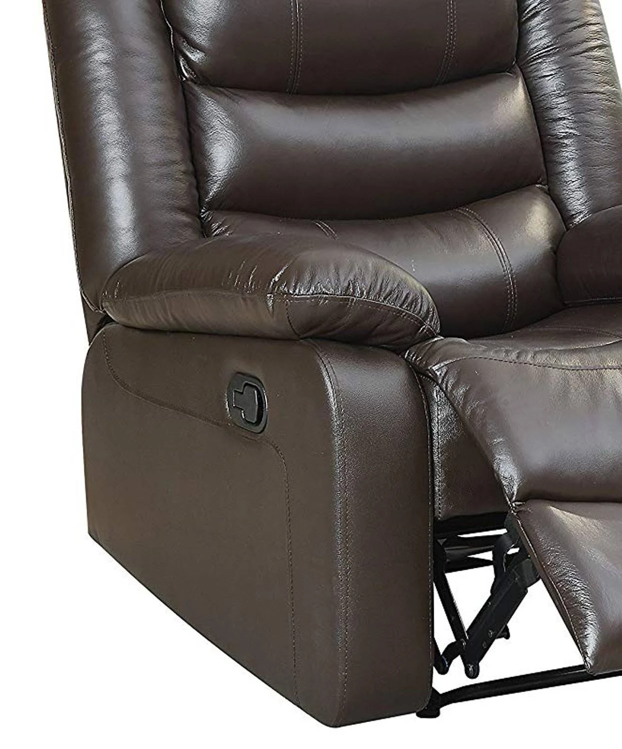 Recliner , Espresso Top Grain Leather Match