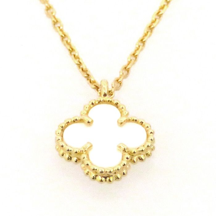 Van Cleef & Arpels Sweet Alhambra Necklace 18K Yellow Gold