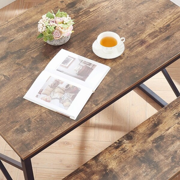 4 Person Dining Table Wooden Dining Room Set,43.3