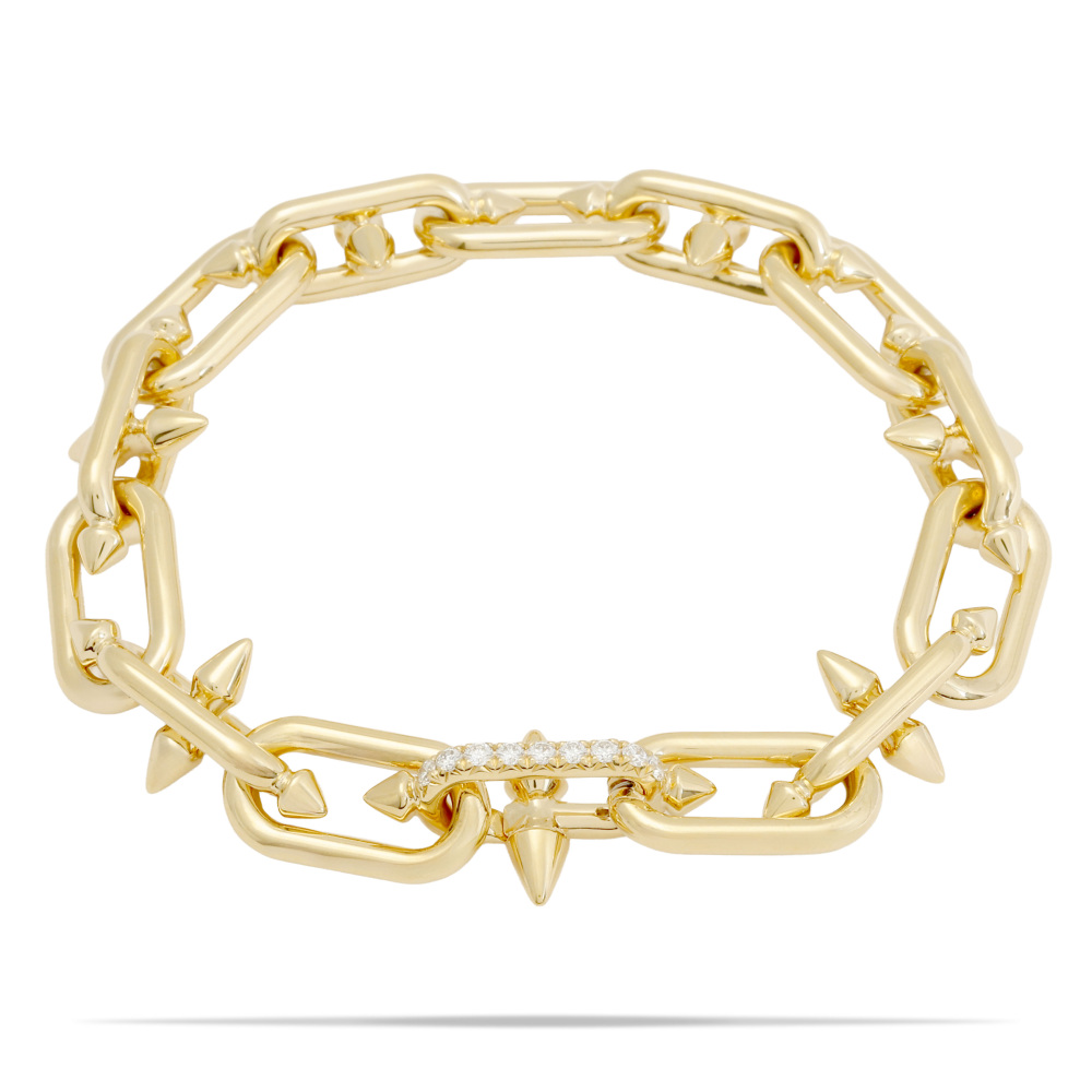 Tiffany & Co. Titan Bracelet 18K Yellow Gold Diamond 73470072