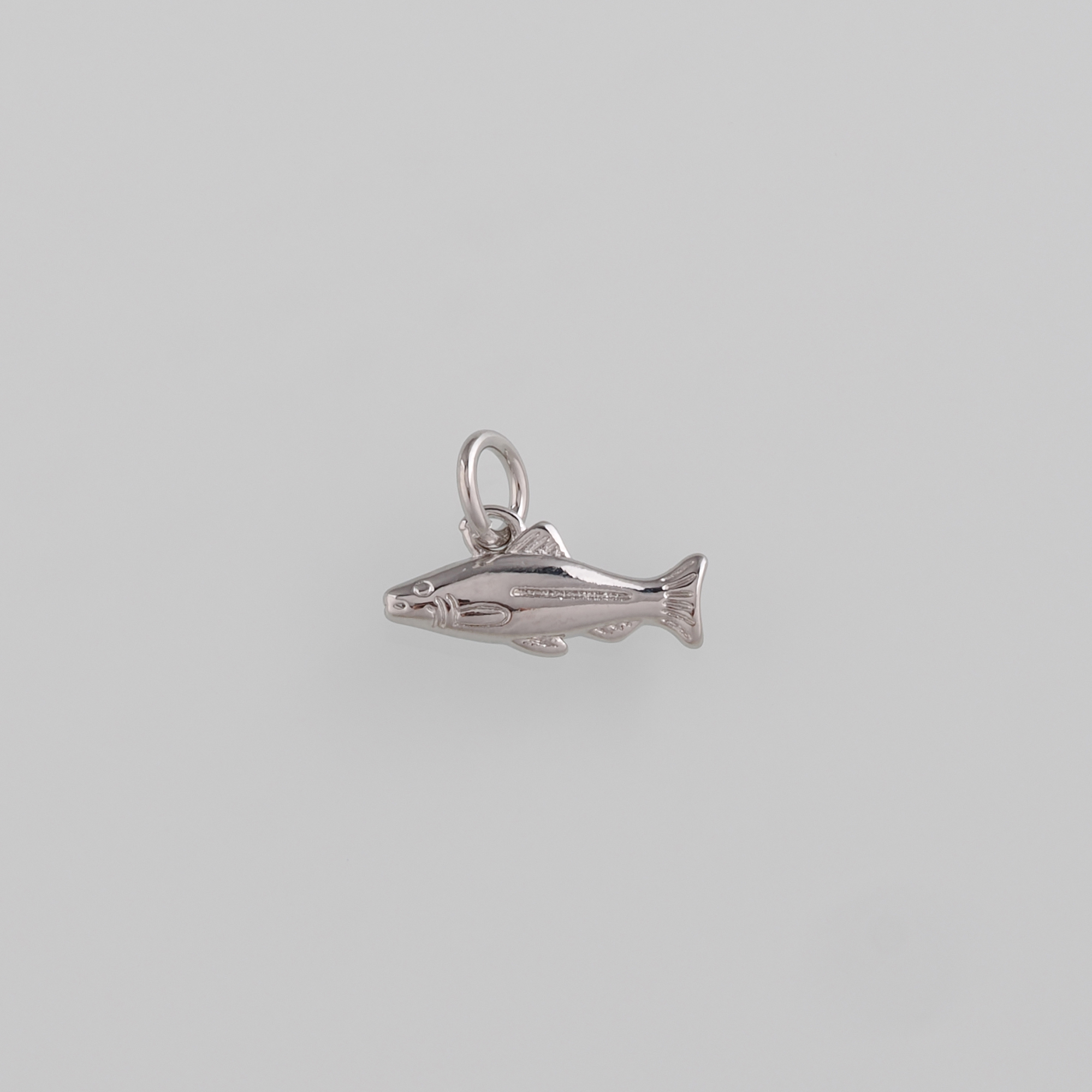 18K Gold Filled Shark Pendant,Dainty Shark Charm Earrings Necklace for DIY Jewelry Making Supply