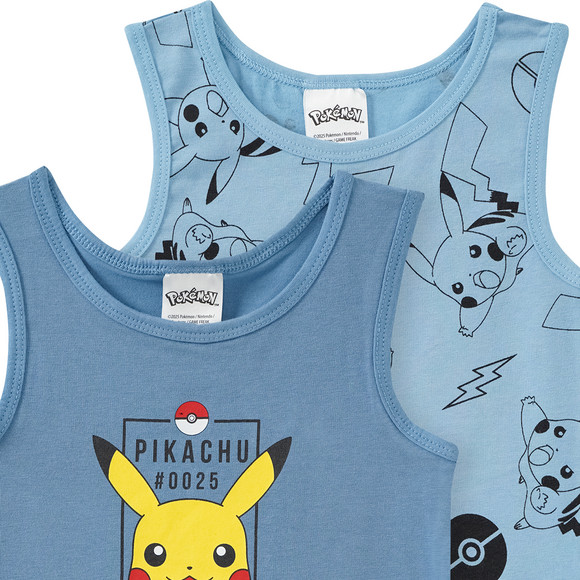 Topolino 2 Pokémon Unterhemden mit Print