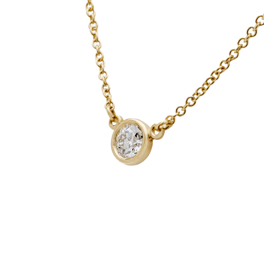 Tiffany & Co. By the Yard Necklace 18K Yellow Gold Diamond