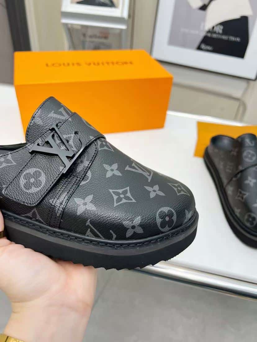 Louis Vuitton Easy Mule Monogram Eclipse
