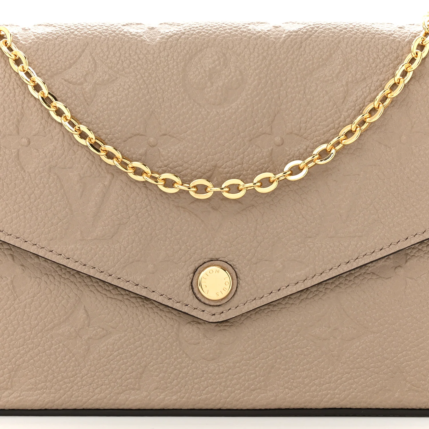 Louis Vuitton Pochette Félicie Wallet Shoulder Bag - Tourterelle