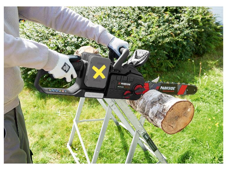 Cordless Chainsaw, 40V + Face Shield