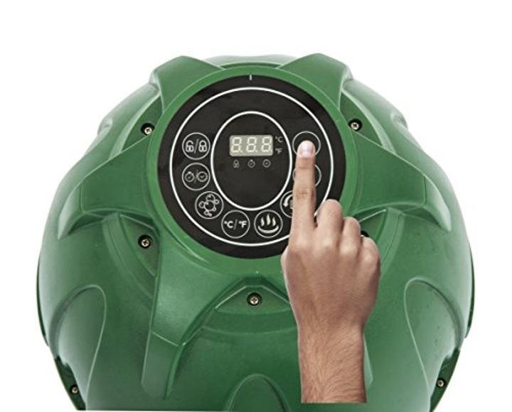 coleman-saluspa-Inflatable Hot Tub Spa, Green & White