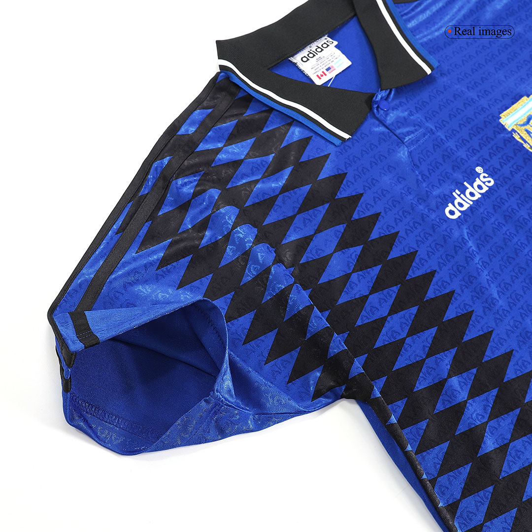 Retro Soccer Jersey #10 Argentina Away 1994