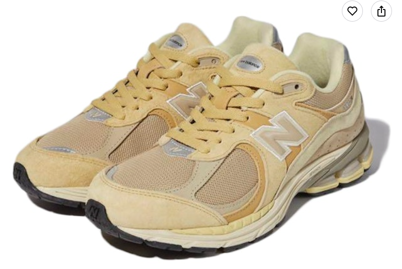 New Balance 2002R AURALEE Yellow Beige M2002RE1 Casual Running Shoes