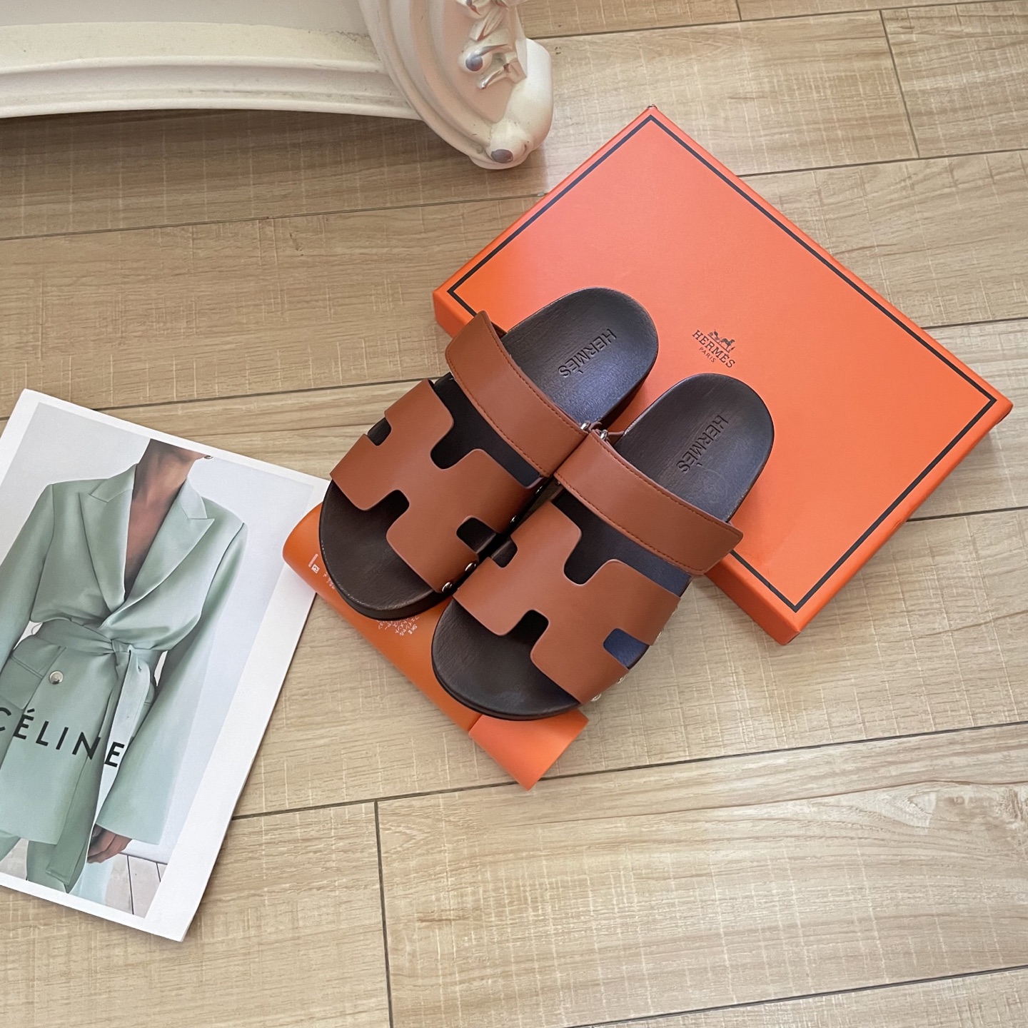 Hermès new thick-soled slippers for early spring - cnluxepick