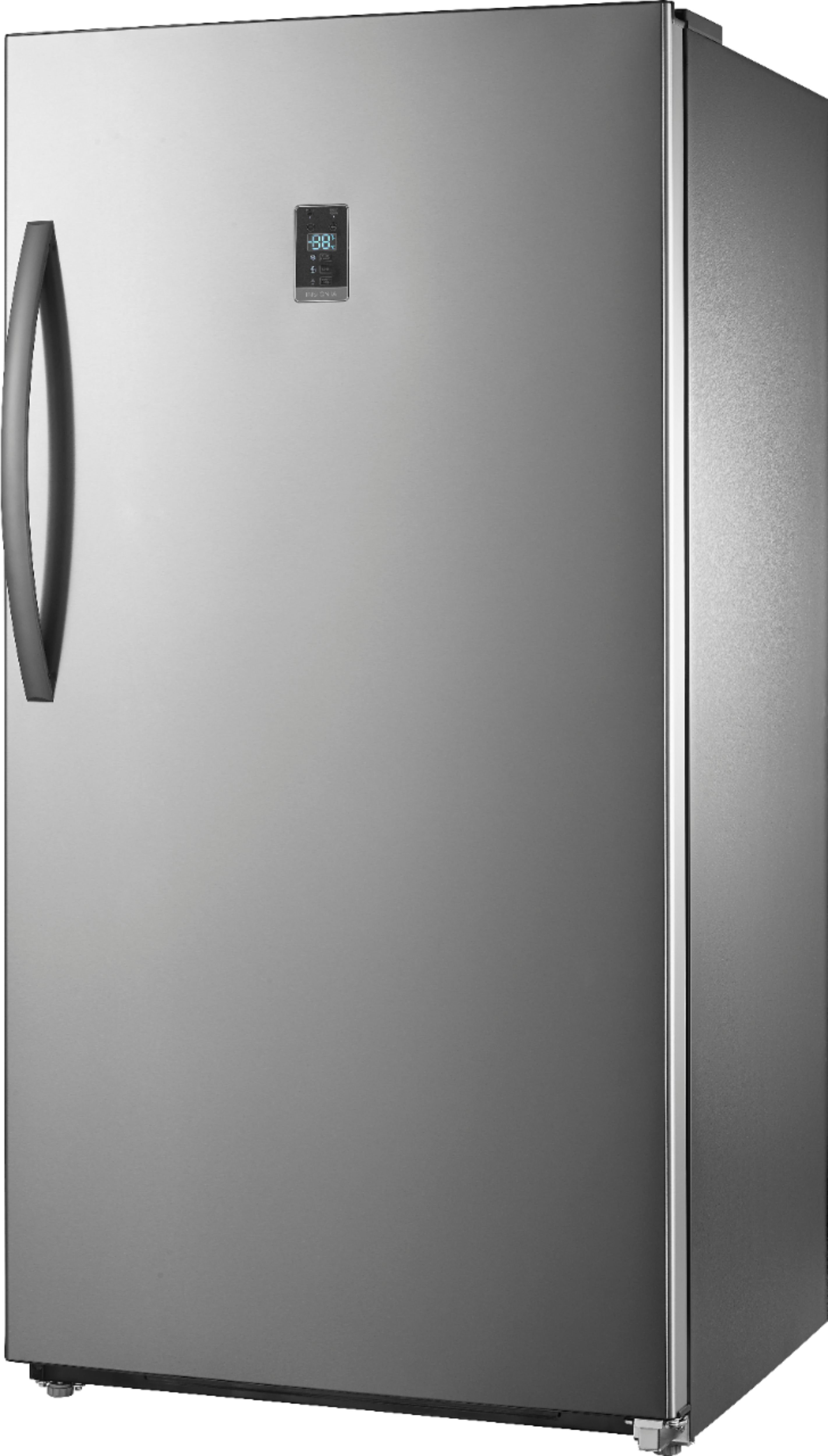 Insignia™ - 17 Cu. Ft. Garage Ready Convertible Upright Freezer with ENERGY STAR Certification - Stainless Steel