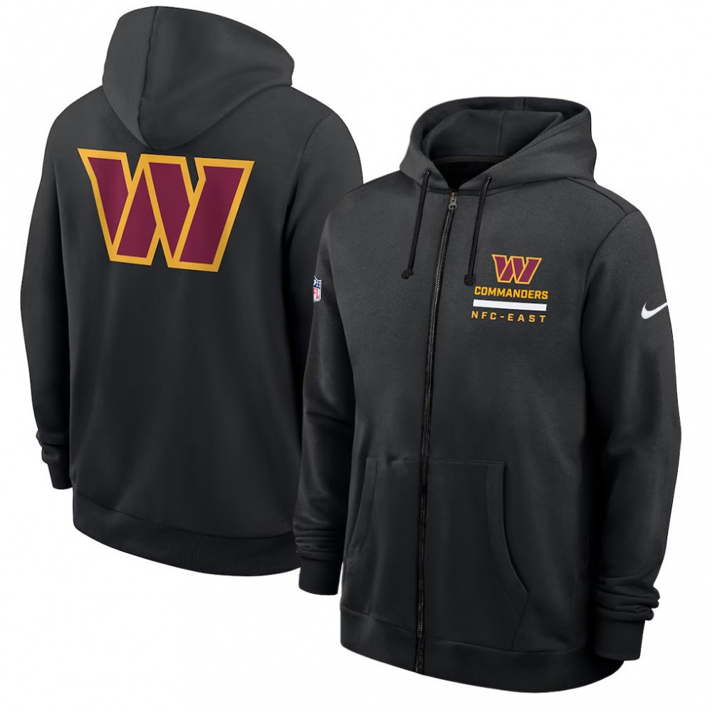 Men's Washington Commanders Utility Player Sideline NFL Full-Zip Hoodie