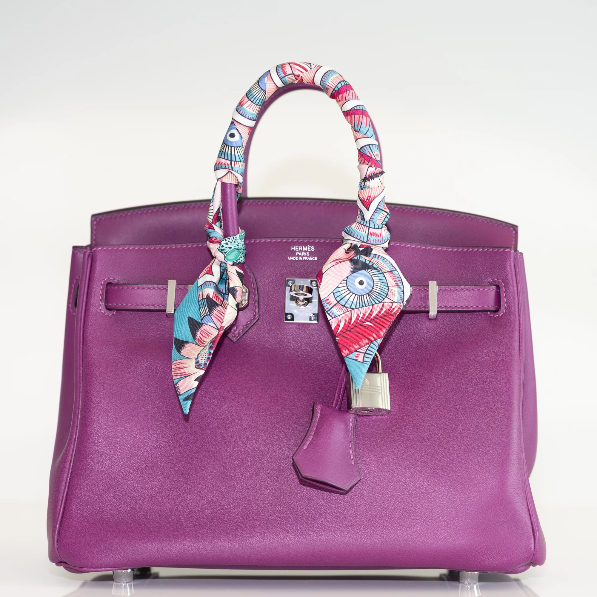 Hermès Birkin 25 Anemone Togo Palladium Hardware