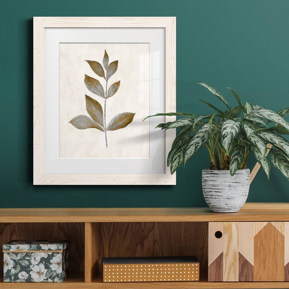 Bronze Leaf I-Premium Framed Print - Ready to Hang - 23X32 - Maple