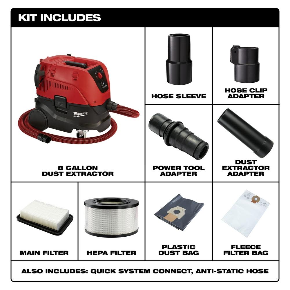 8 Gallon Dust Extractor;