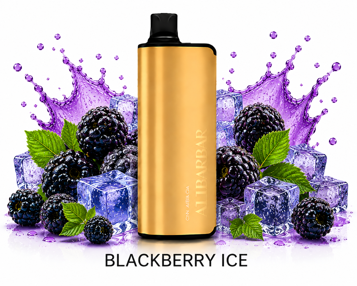 BLACKBERRY ICE – Alibarbar 9000 Puffs Disposable Vape 🫐❄️Sweet Nostalgic Flavor