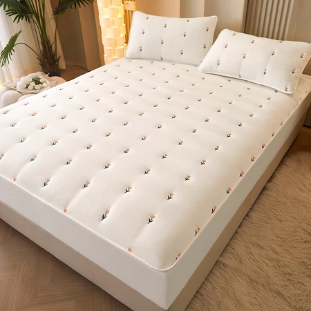 Mattress Protector Cover Queen/King Size Bed Sheet Cadar Kalis Premium Soft Thicken Cover With Cotton