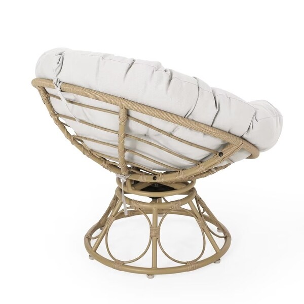 Modern Chair with Tufted Cushion ,Swivel Function