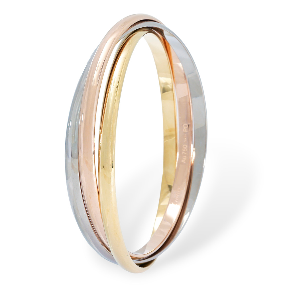 Cartier Trinity Bracelet Tri-Gold