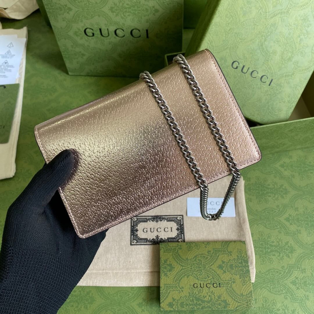 Gucci Dionysus Super Mini Bag in Rose Gold