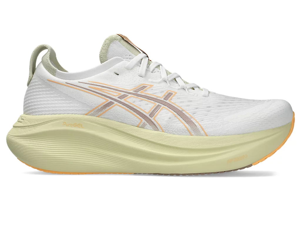 ASICS GEL-NIMBUS 27 Running Shoes White/Fawn 1011B957-102