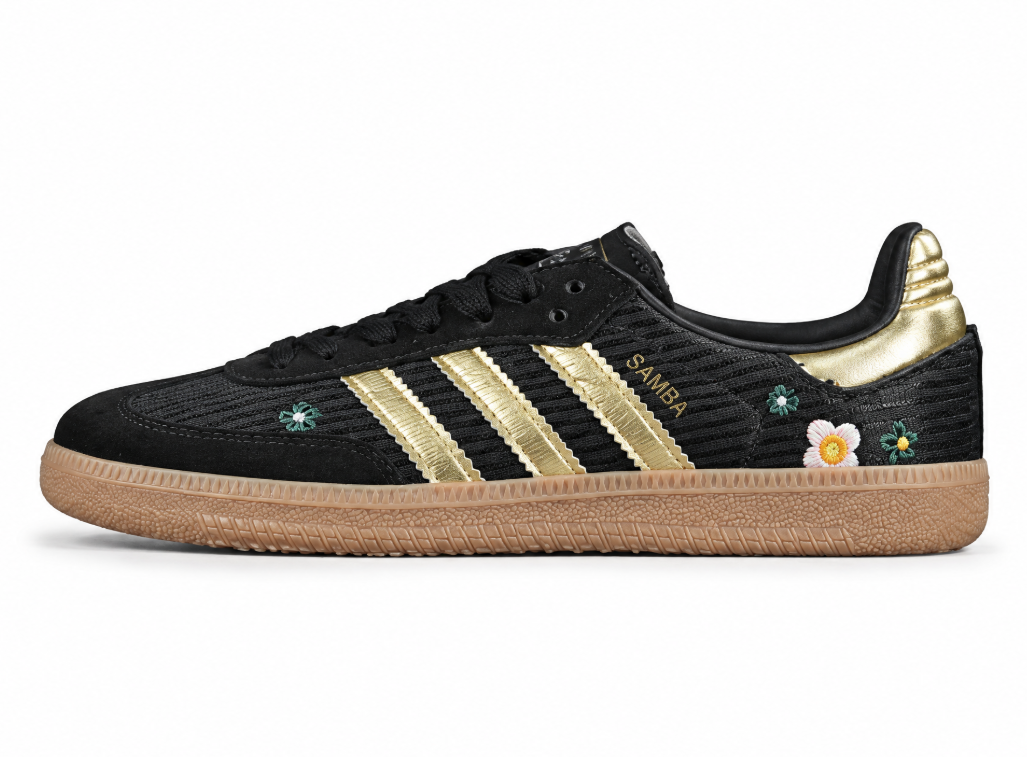 Adidas Samba Og Core Black/Gold Metallic/Gum IH1331