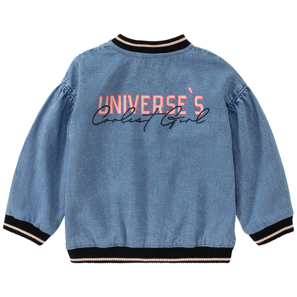Topomini Baby Jeansjacke im College-Style