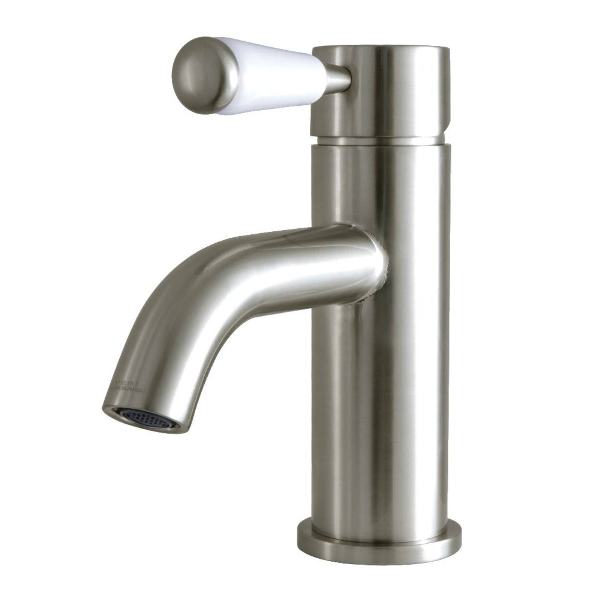 Kingston Brass LS8220DPL Paris Single Hole Bathroom Faucet with Drain Assembly Finish: Matte Black