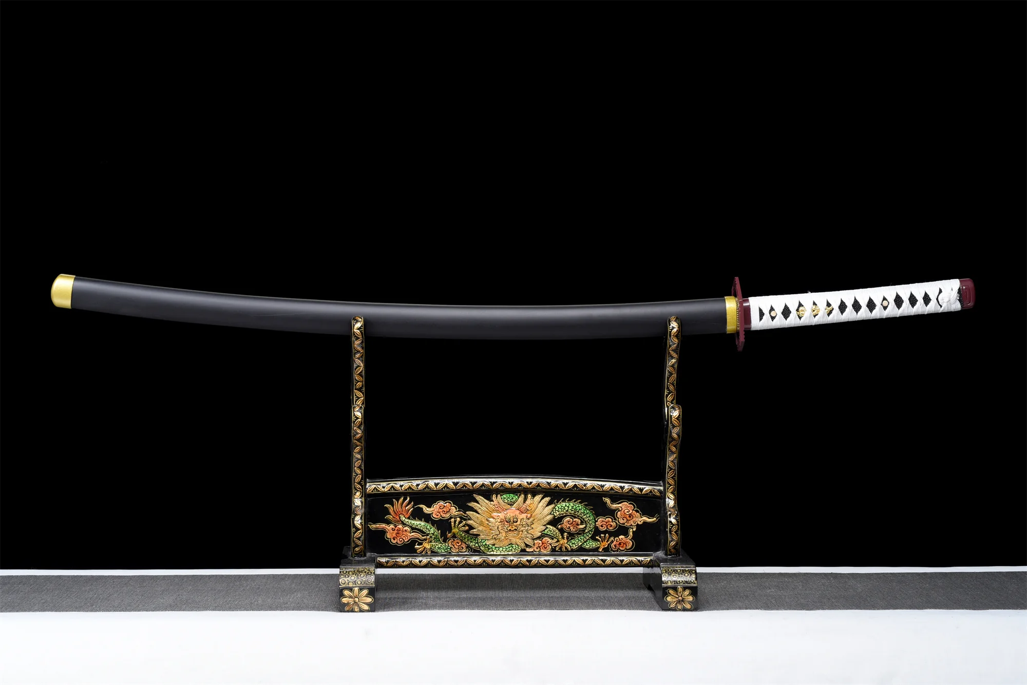 Giyuu Katana – Roasted Black Blade, Full Tang