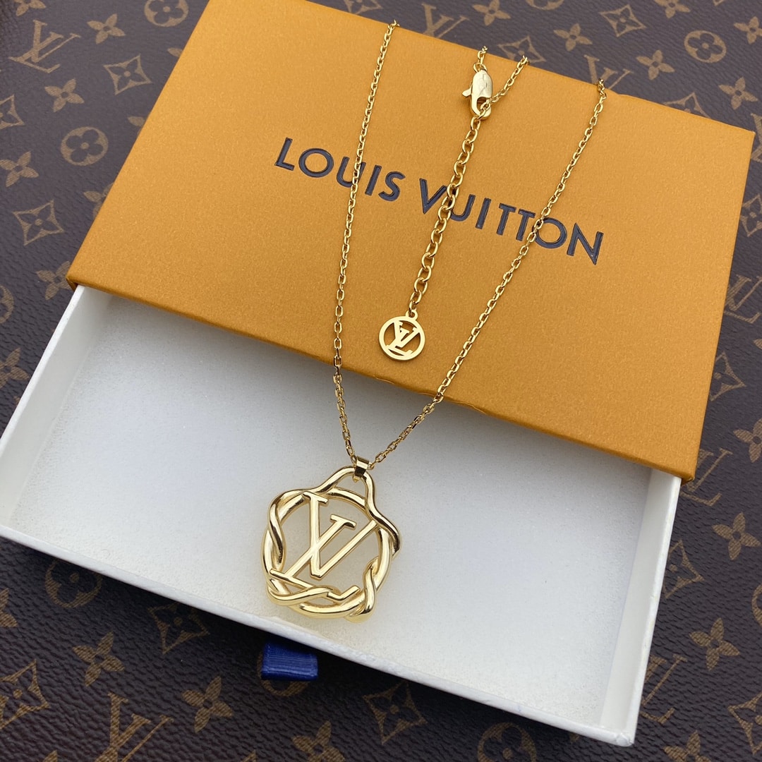 Louis Vuitton Garden Louise Gold Necklace