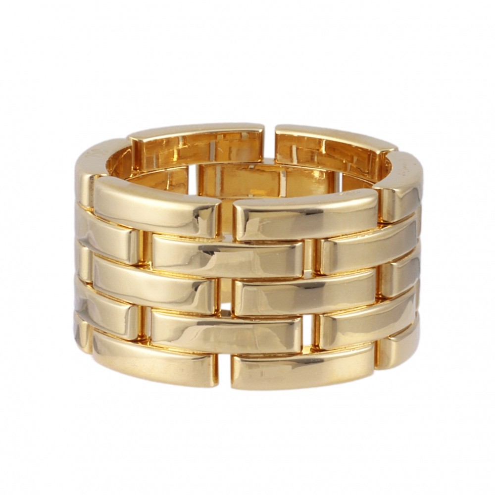 Cartier Mayon Pantale Ring 18K Yellow Gold